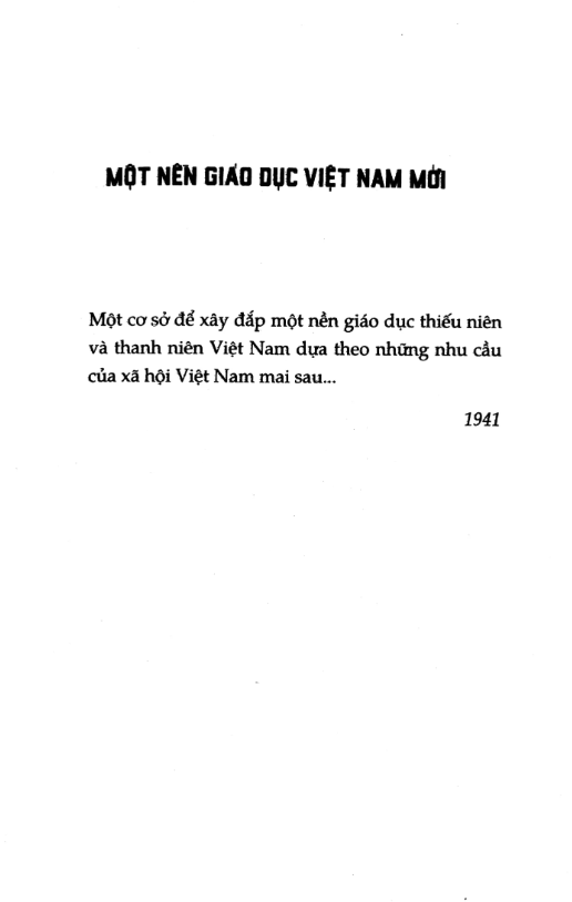 Một Nền Giáo Dục Việt Nam Mới PDF
