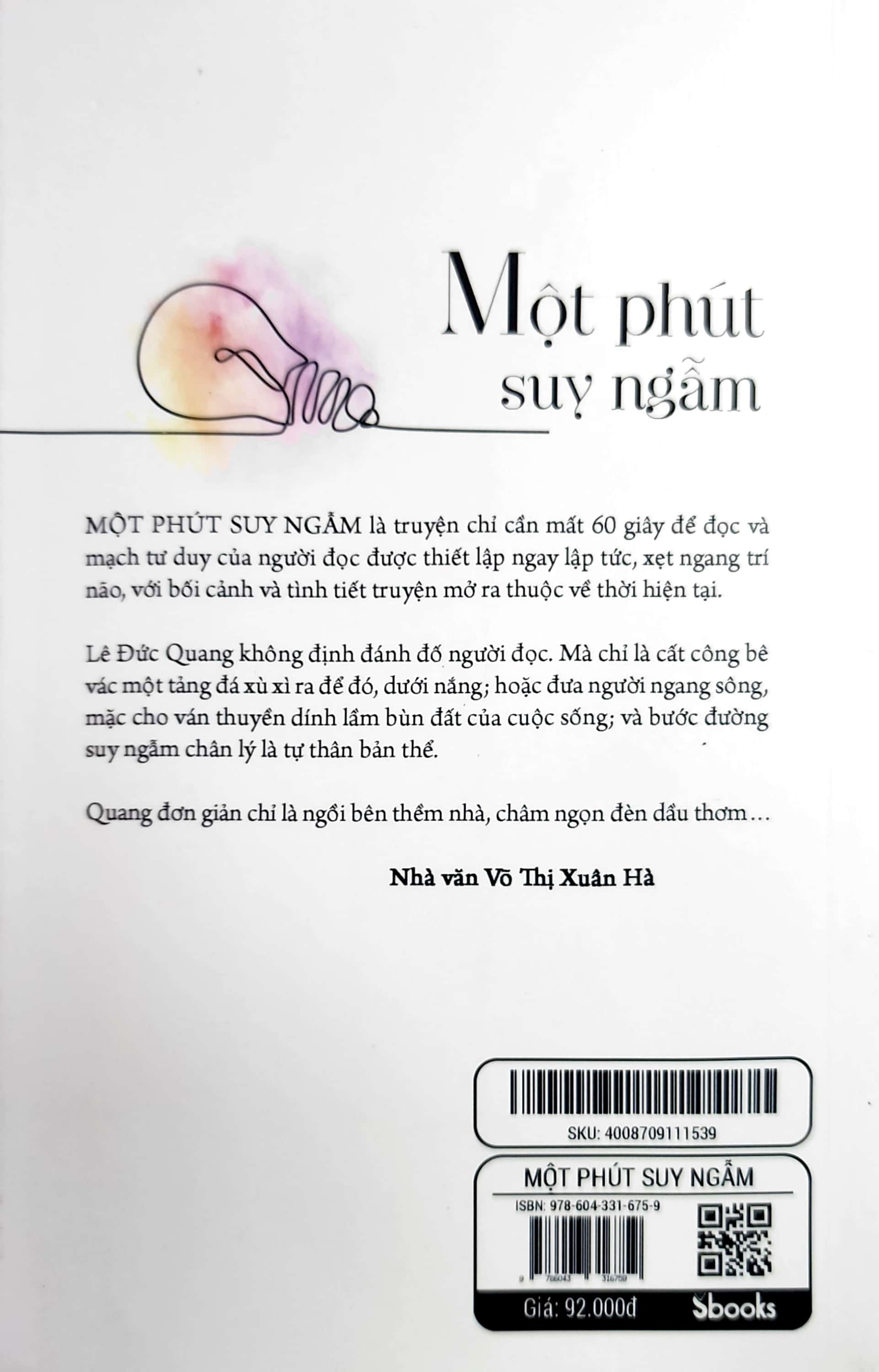 Một Phút Suy Ngẫm PDF đọc ebook online, epub online, nghe sách nói audio miễn phí. Tải sách Một Phút Suy Ngẫm PDF đọc ebook online, epub online, nghe sách nói audio miễn phí.