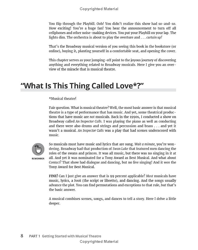 Musical Theatre For Dummies PDF đọc ebook online, epub online, nghe sách nói audio miễn phí.