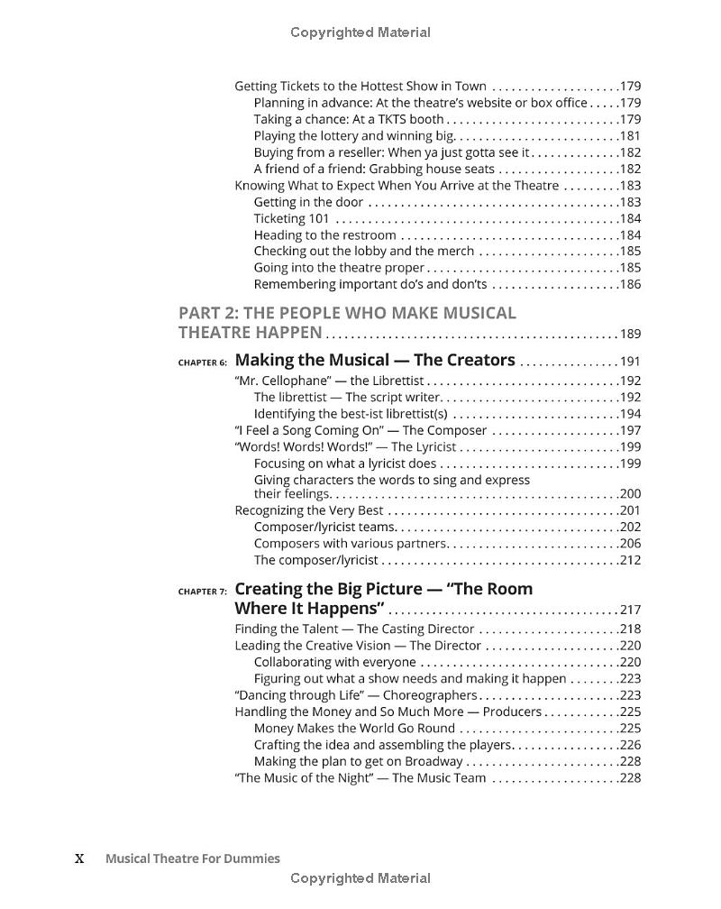Musical Theatre For Dummies PDF đọc ebook online, epub online, nghe sách nói audio miễn phí.