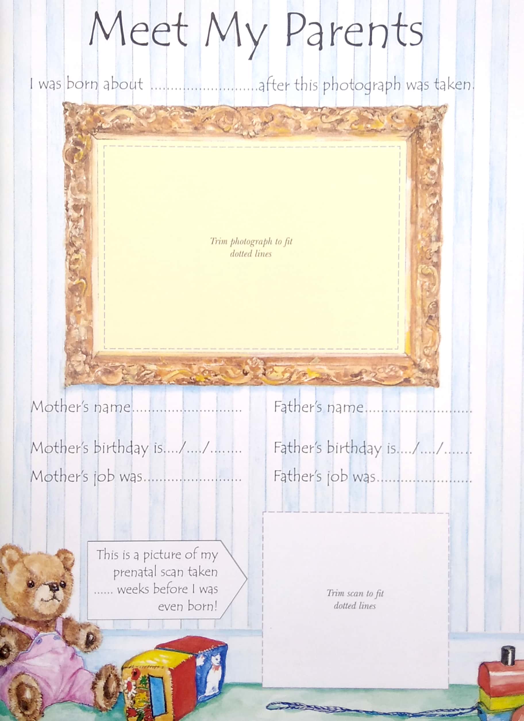 My Baby Book A First Five Year Diary (Blue)