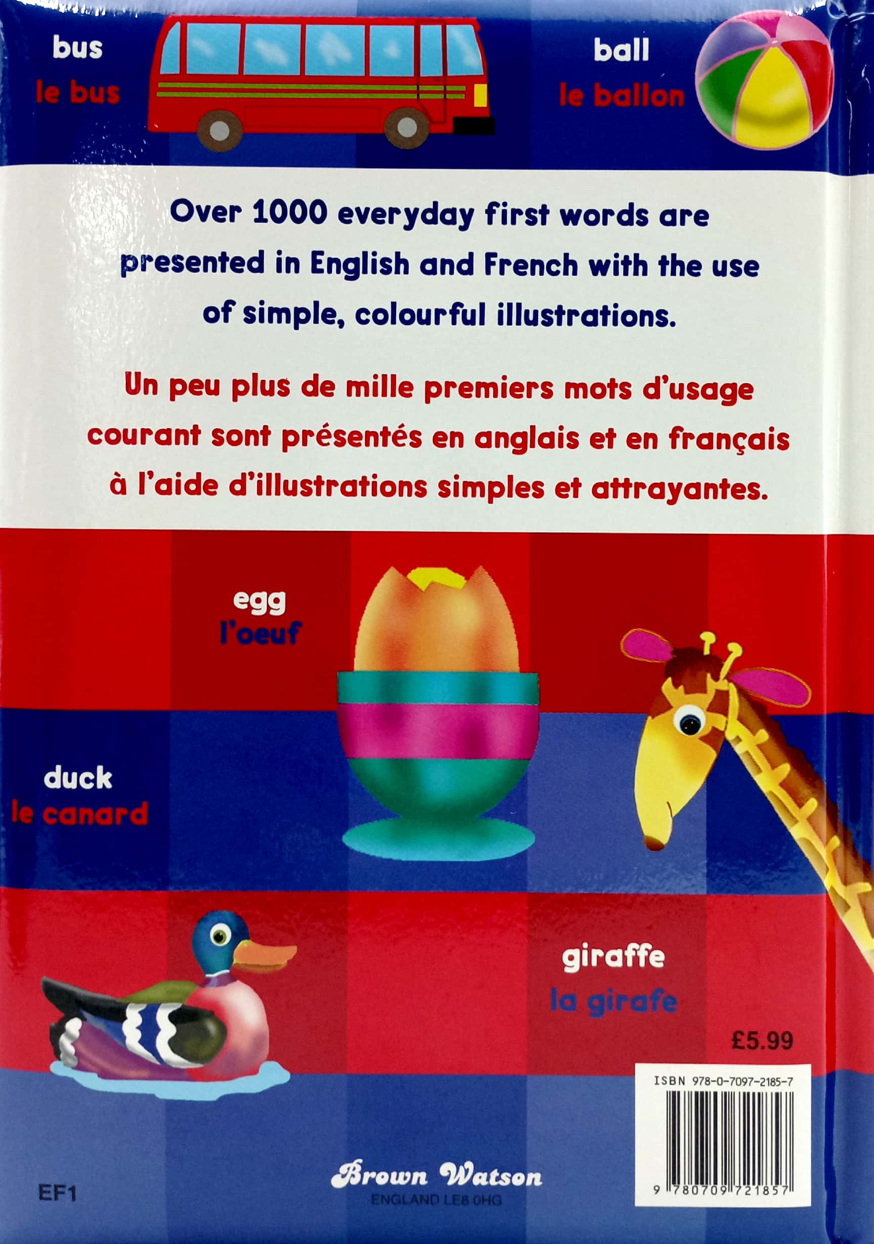 My First 1000 Words - English / French - (Padded Cover) - FAHASA.COM