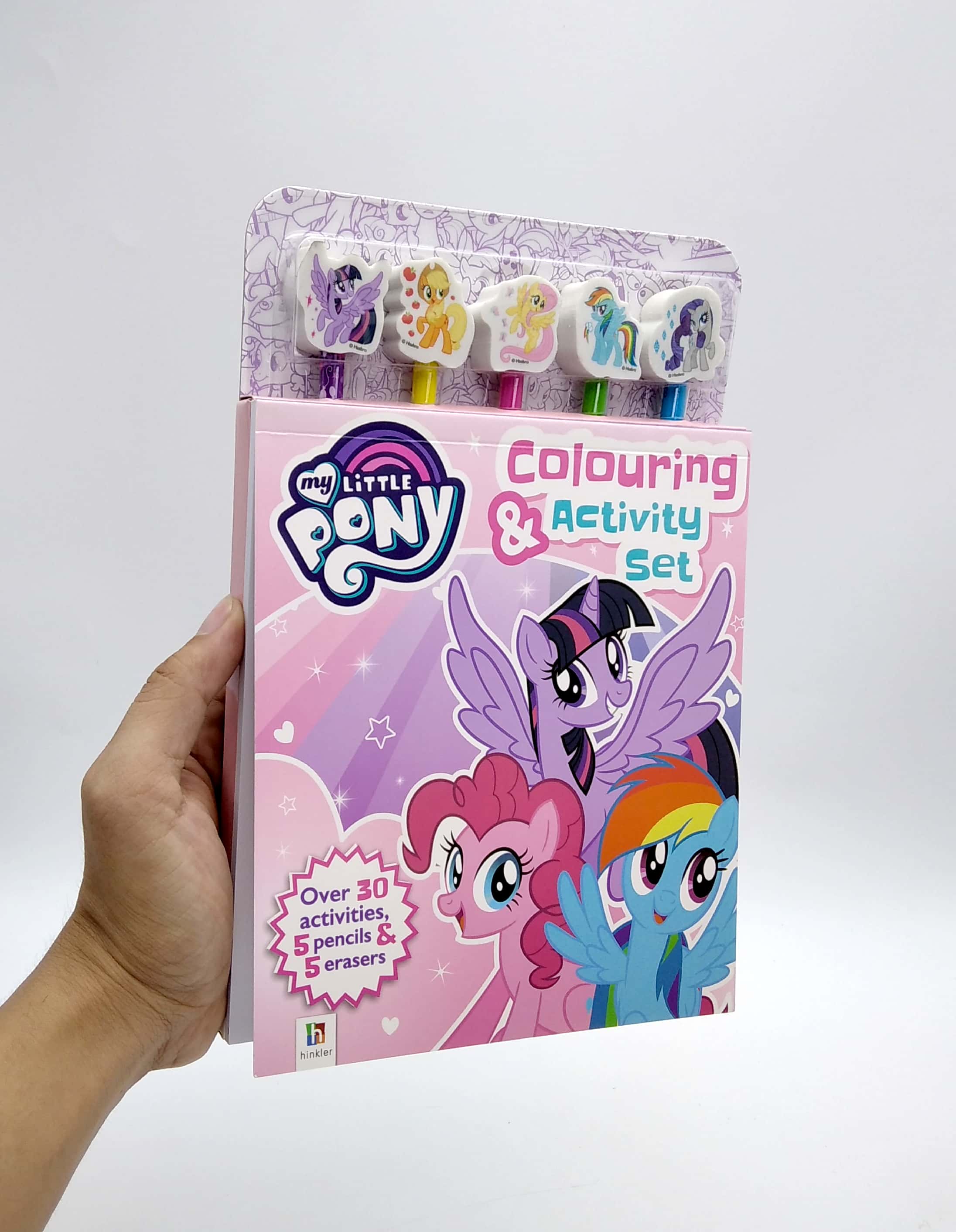 My Little Pony Colouring & Activity Set: Over 30 Activities, 5 Pencils & 5 Erasers