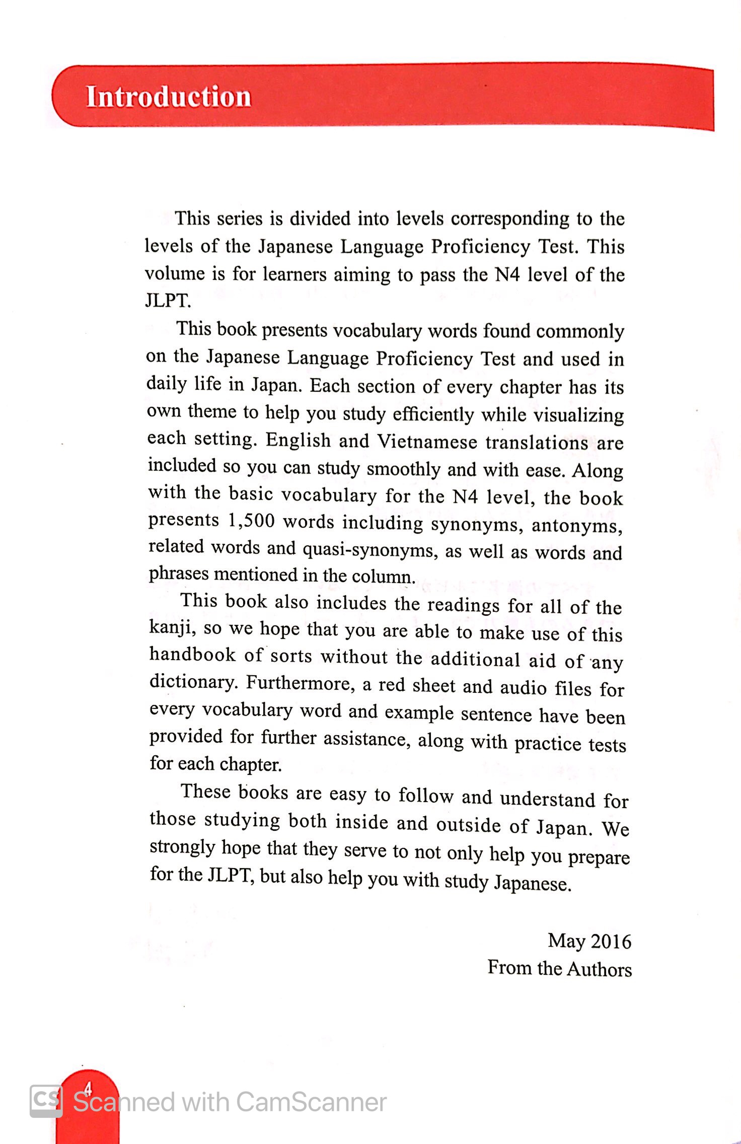N4 - 1500 Từ Vựng Cần Thiết Cho Kỳ Thi Năng Lực Nhật Ngữ PDF