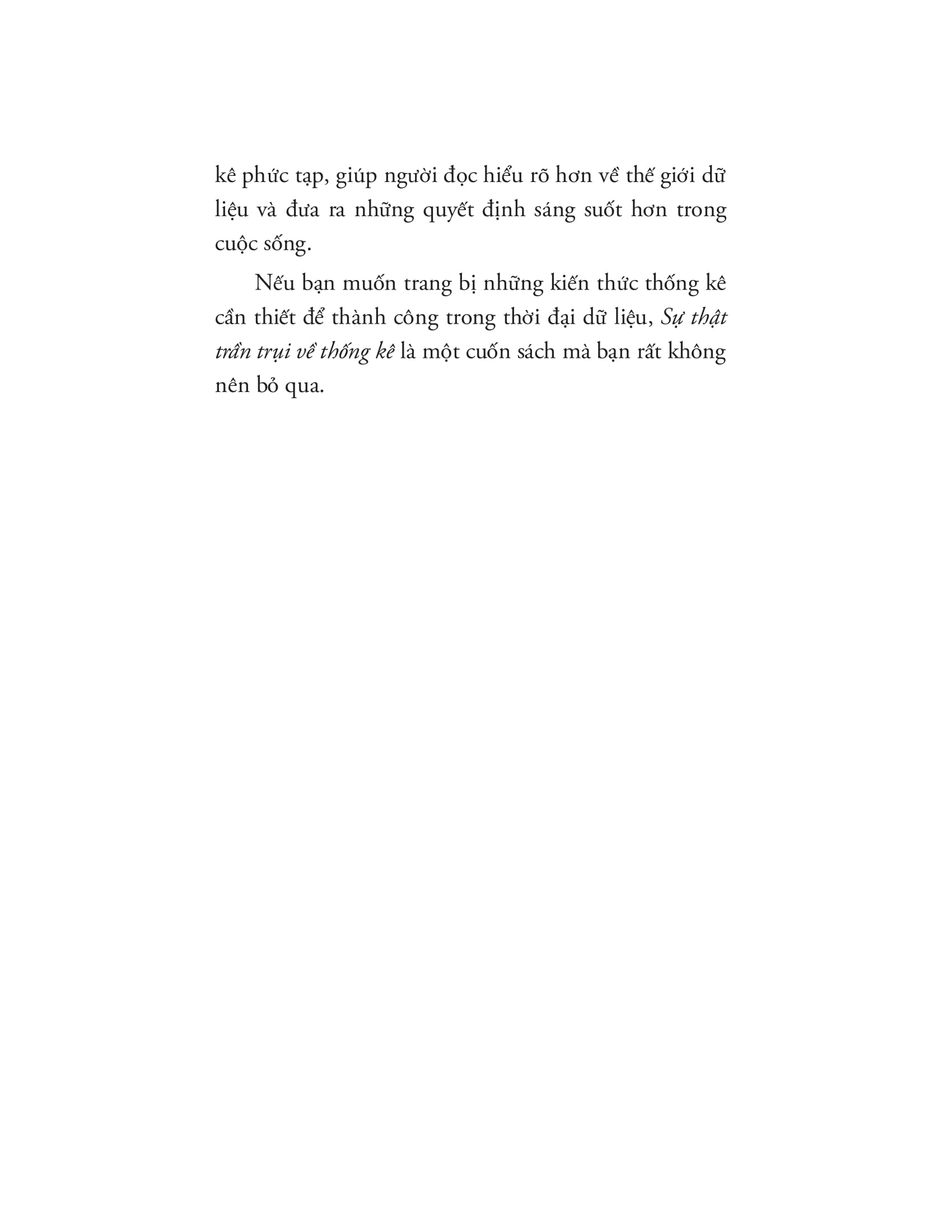 Naked Statistics - Sự Thật Trần Trụi Về Thống Kê PDF Naked Statistics - Sự Thật Trần Trụi Về Thống Kê PDF