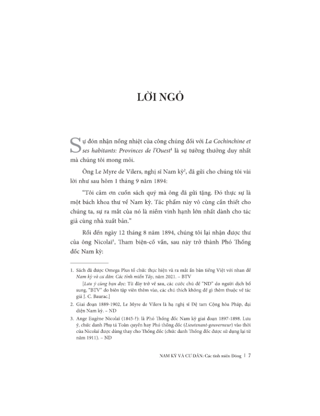 Nam Kỳ Và Cư Dân Các Tỉnh Miền Đông PDF Nam Kỳ Và Cư Dân Các Tỉnh Miền Đông PDF