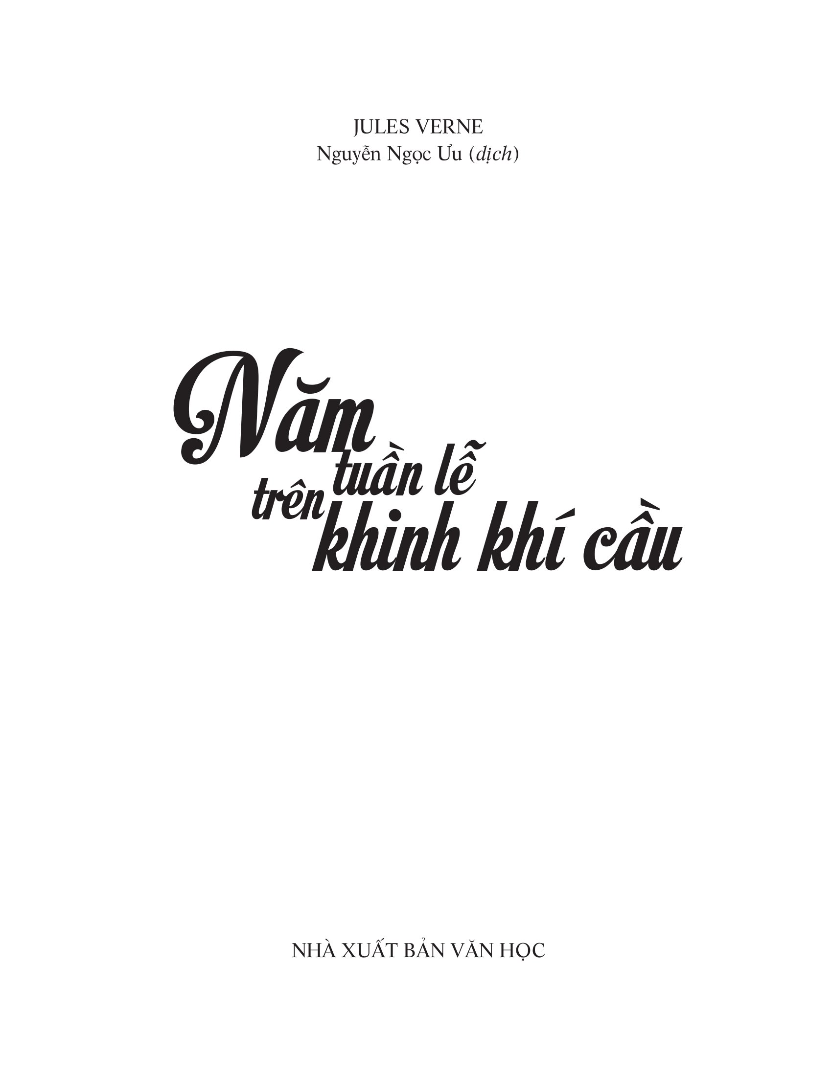 Năm Tuần Lễ Trên Khinh Khí Cầu PDF Năm Tuần Lễ Trên Khinh Khí Cầu PDF