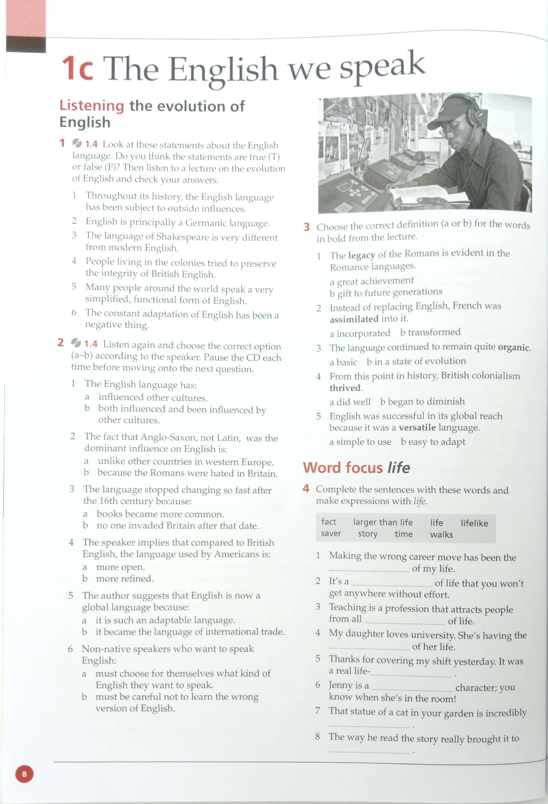 Life British English Advanced Workbook With Key And Audio CD - FAHASA.COM