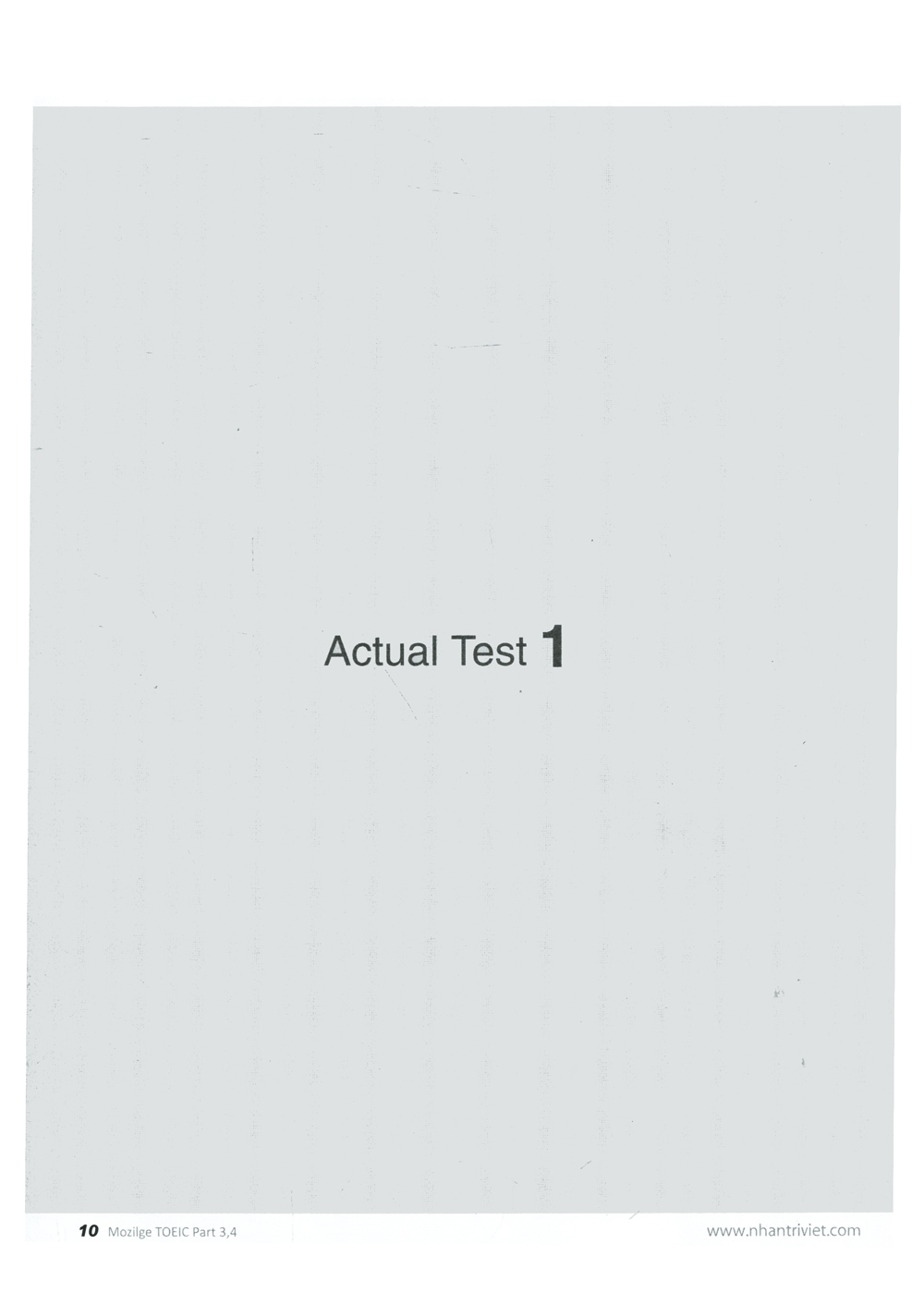 New TOEIC Actual Test Part 3,4 (Kèm CD) PDF - Tờ Khai Y Tế