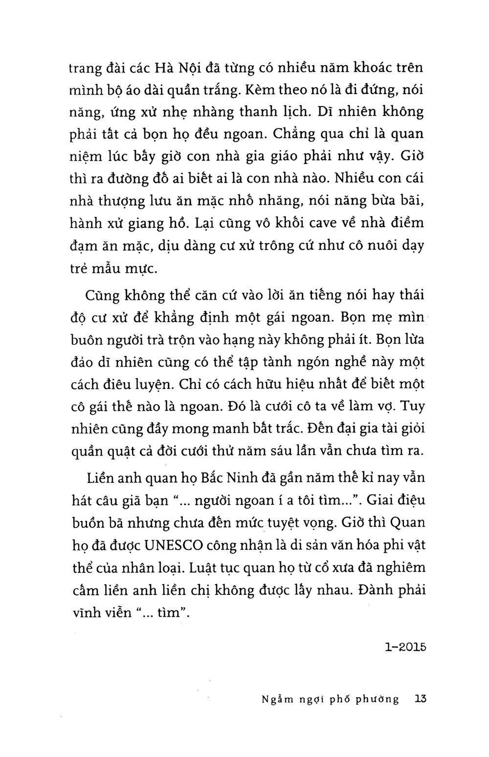 Ngẫm Ngợi Phố Phường PDF Ngẫm Ngợi Phố Phường PDF