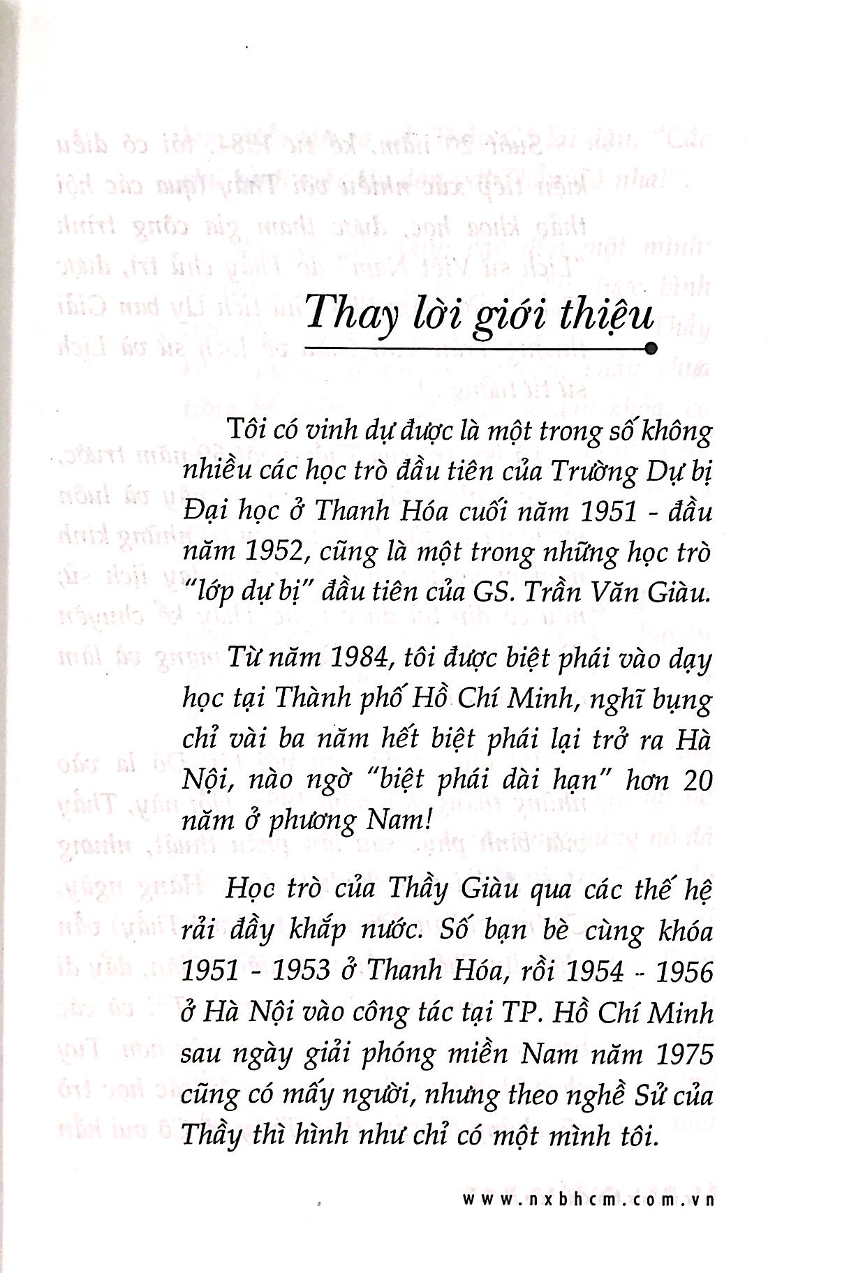 Nghe Thầy Kể Chuyện - Giáo Sư Trần Văn Giàu PDF đọc ebook online, epub online, nghe sách nói audio miễn phí.