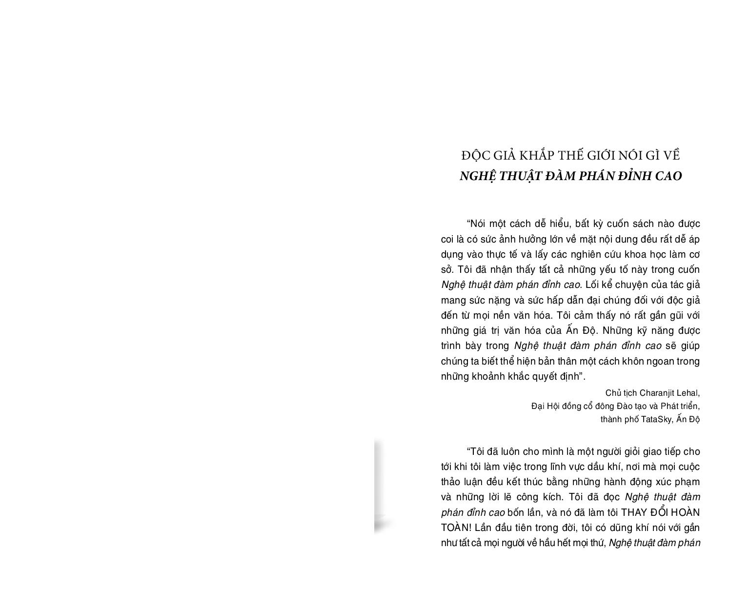Nghệ Thuật Đàm Phán Đỉnh Cao PDF đọc ebook online, epub online, nghe sách nói audio miễn phí.