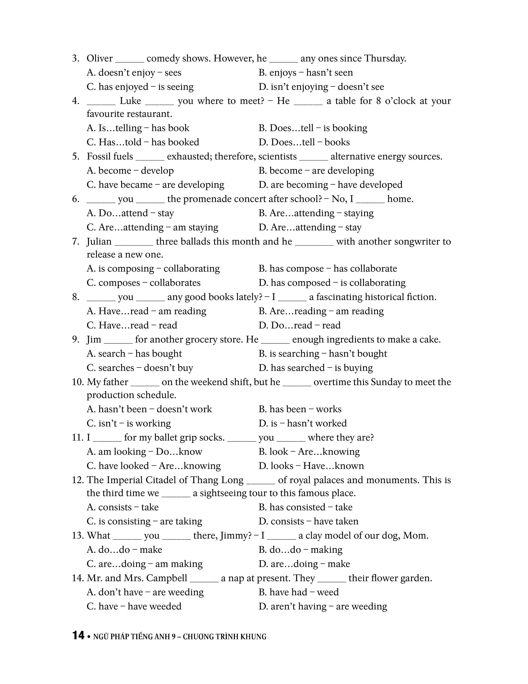 Ngữ Pháp Tiếng Anh Lớp 9 - Theo Chương Trình Khung Của Bộ GD&ĐT PDF đọc ebook online, epub online, nghe sách nói audio miễn phí. Tải sách Ngữ Pháp Tiếng Anh Lớp 9 - Theo Chương Trình Khung Của Bộ GD&ĐT PDF đọc ebook online, epub online, nghe sách nói audio miễn phí.