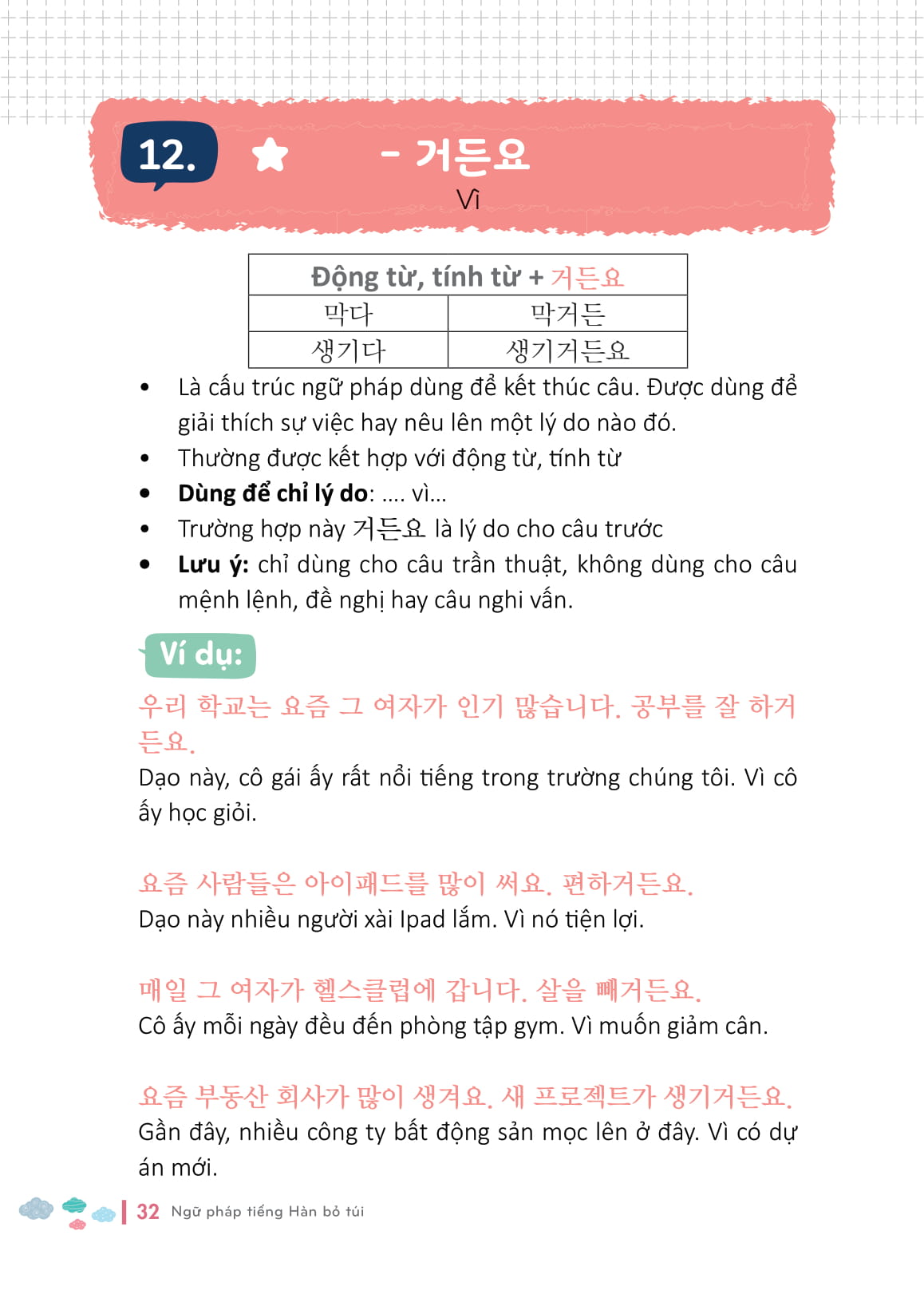 Ngữ Pháp Tiếng Hàn Bỏ Túi PDF Ngữ Pháp Tiếng Hàn Bỏ Túi PDF