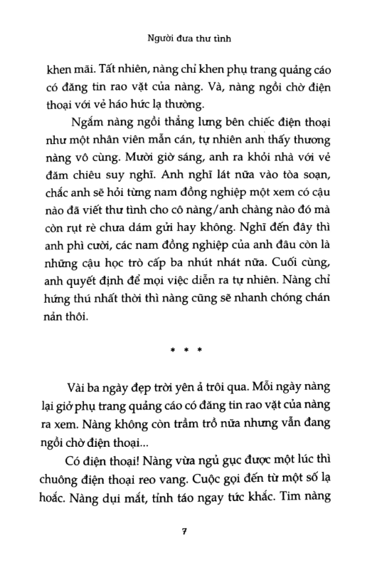 Người Đưa Thư Tình PDF đọc ebook online, epub online, nghe sách nói audio miễn phí. Tải sách Người Đưa Thư Tình PDF đọc ebook online, epub online, nghe sách nói audio miễn phí.
