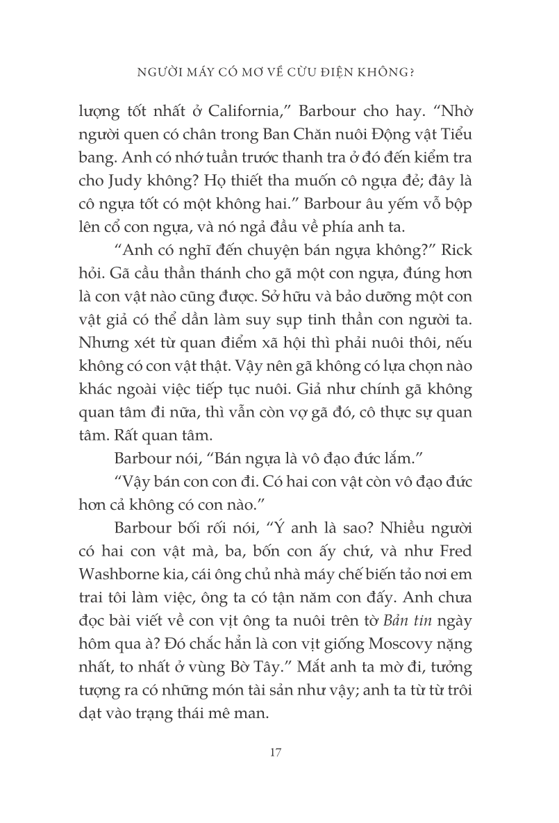 Người Máy Có Mơ Về Cừu Điện Không? PDF