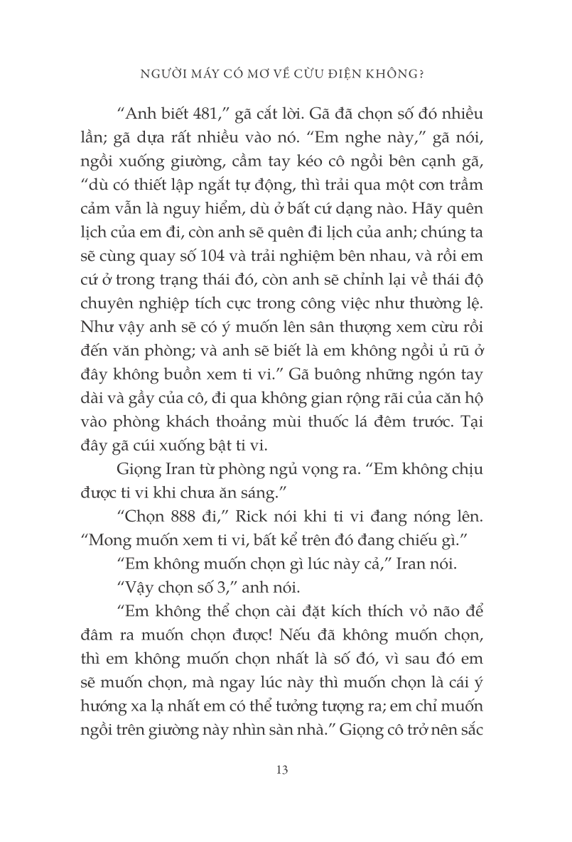 Người Máy Có Mơ Về Cừu Điện Không? PDF