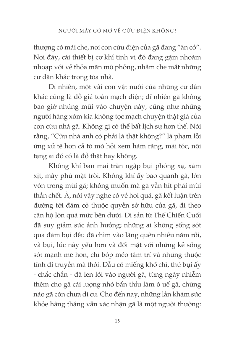 Người Máy Có Mơ Về Cừu Điện Không? PDF