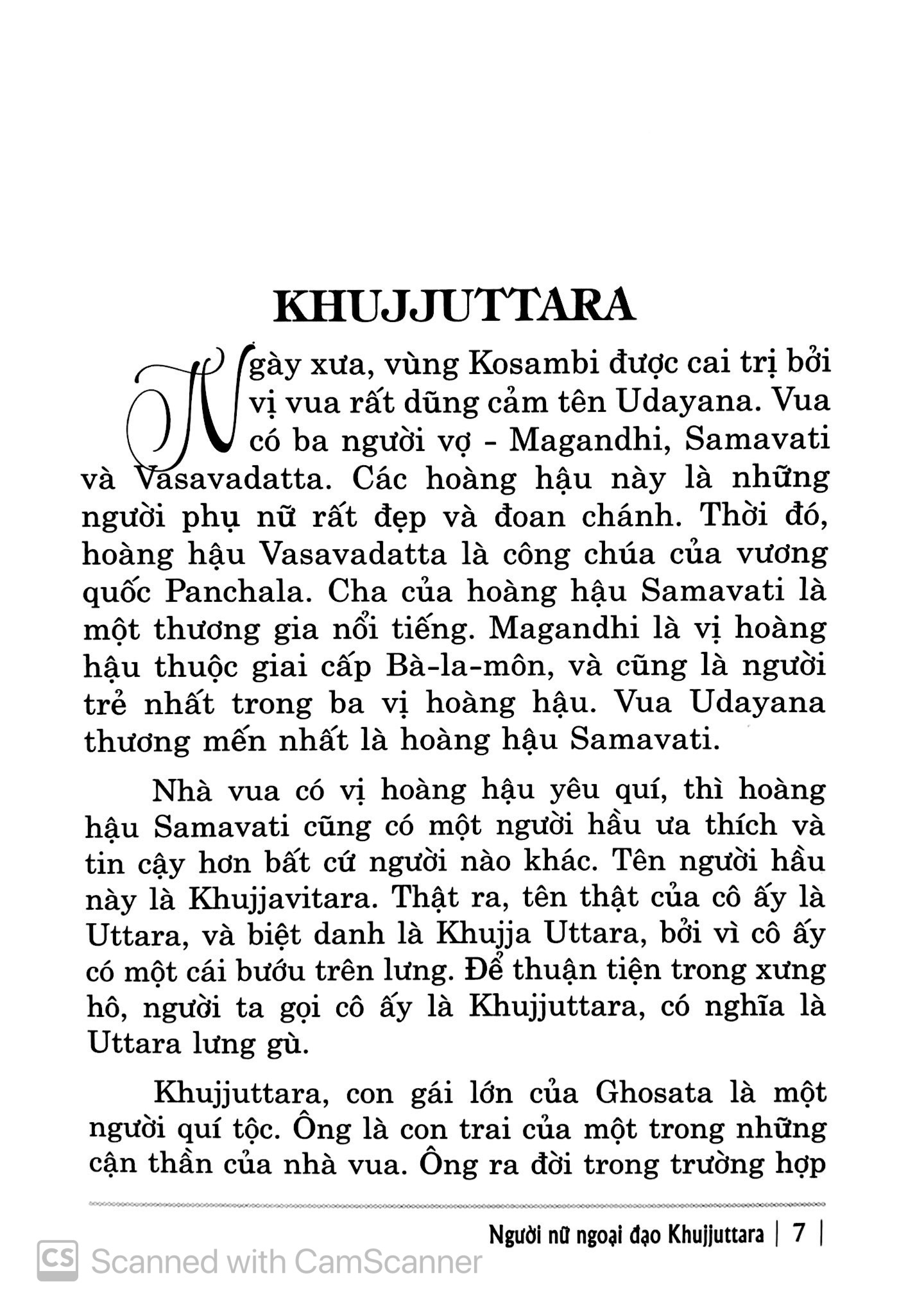 Người Nữ Ngoại Đạo Khujjuttara PDF
