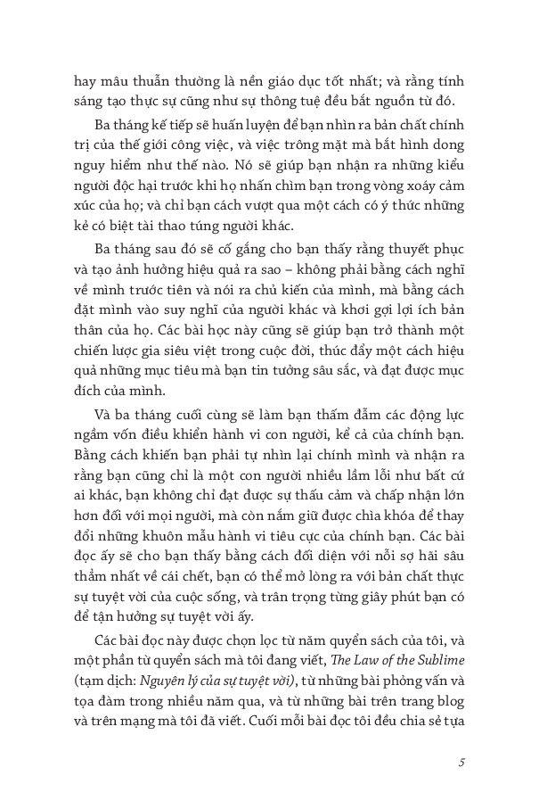 Nguyên Lý Thường Nhật - 366 Suy Ngẫm Về Quyền Lực, Quyến Rũ, Làm Chủ, Chiến Lược, Và Bản Chất Con Người PDF đọc ebook online, epub online, nghe sách nói audio miễn phí. Nguyên Lý Thường Nhật - 366 Suy Ngẫm Về Quyền Lực, Quyến Rũ, Làm Chủ, Chiến Lược, Và Bản Chất Con Người PDF đọc ebook online, epub online, nghe sách nói audio miễn phí.