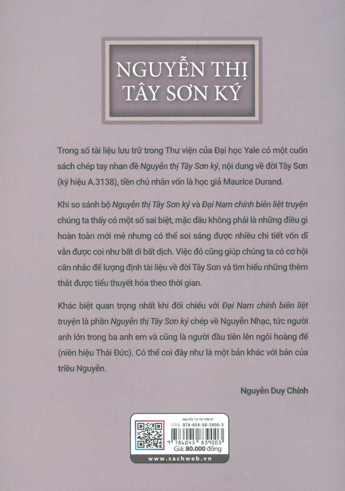 Nguyễn Thị Tây Sơn Ký PDF Nguyễn Thị Tây Sơn Ký PDF
