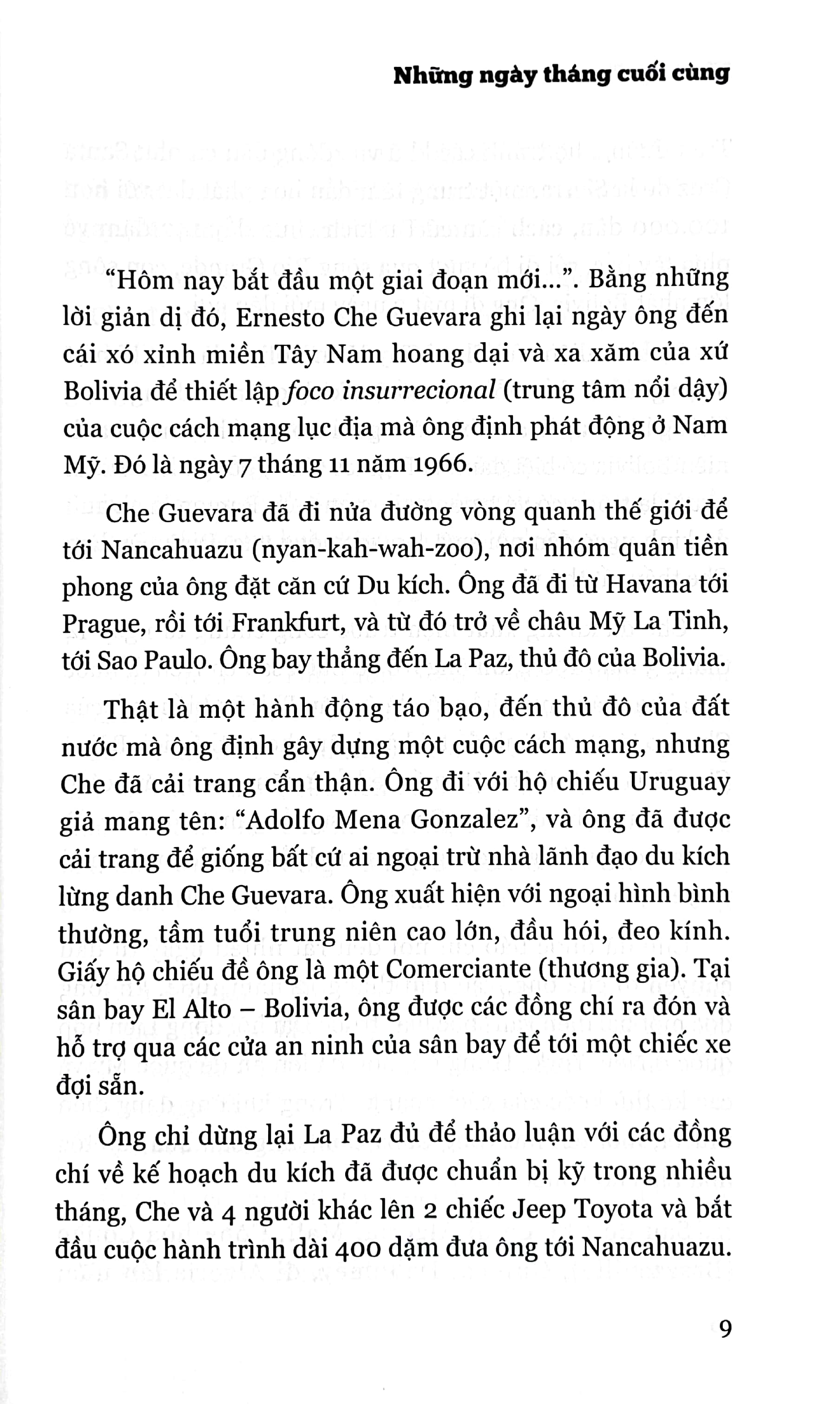 Tải sách Nhật Ký Che Guevara - Những Ngày Tháng Cuối Cùng PDF đọc ebook online, epub online, nghe sách nói audio miễn phí.