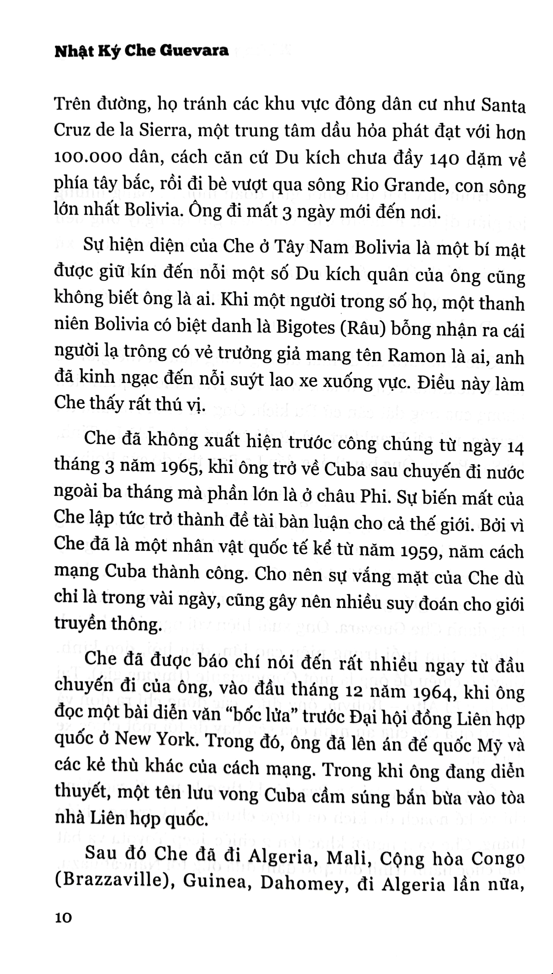Tải sách Nhật Ký Che Guevara - Những Ngày Tháng Cuối Cùng PDF đọc ebook online, epub online, nghe sách nói audio miễn phí.