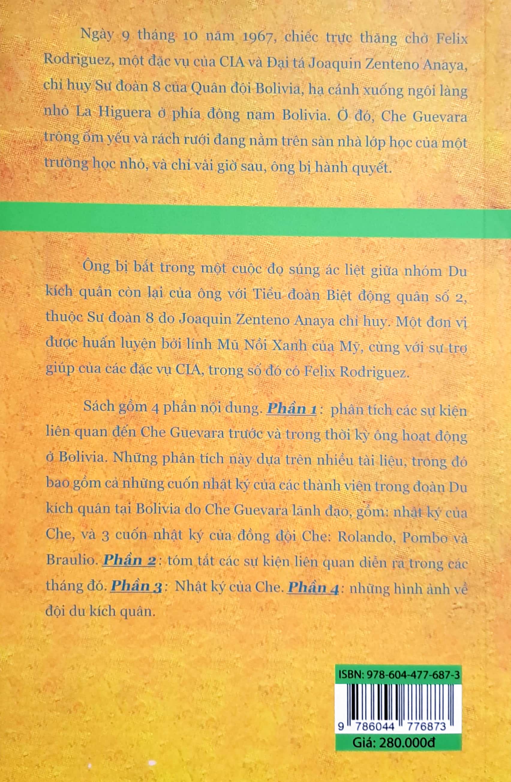 Tải sách Nhật Ký Che Guevara - Những Ngày Tháng Cuối Cùng PDF đọc ebook online, epub online, nghe sách nói audio miễn phí.