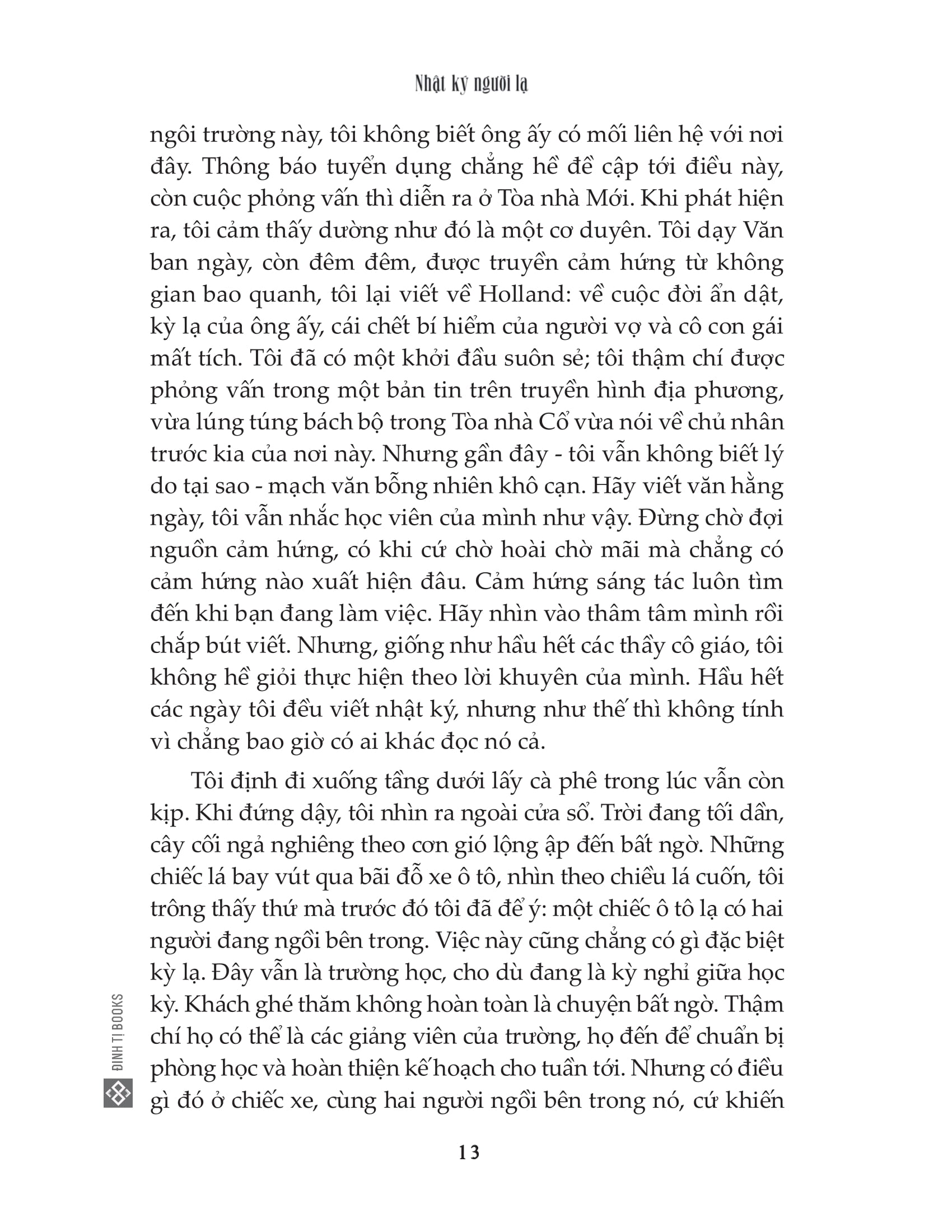 Nhật Ký Người Lạ PDF đọc ebook online, epub online, nghe sách nói audio miễn phí.