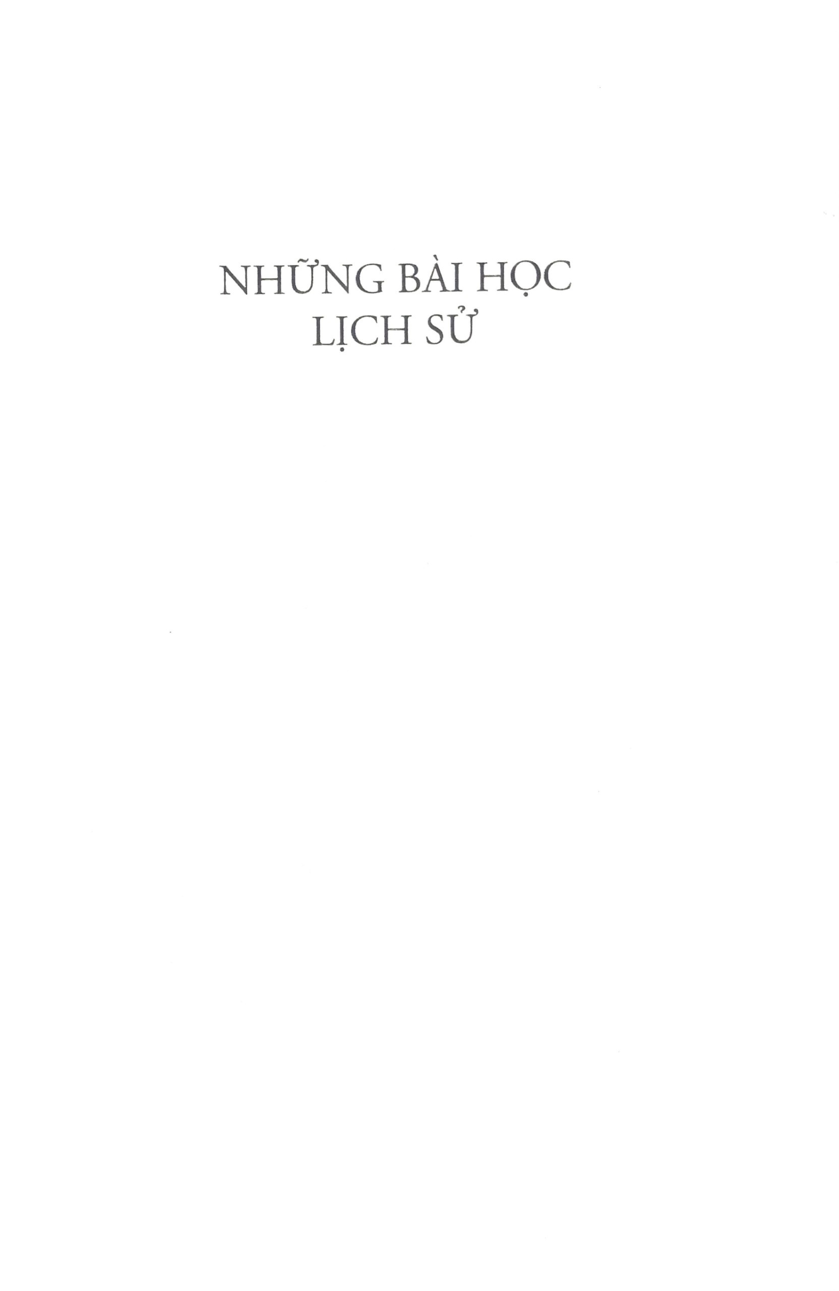Những Bài Học Lịch Sử PDF Những Bài Học Lịch Sử PDF