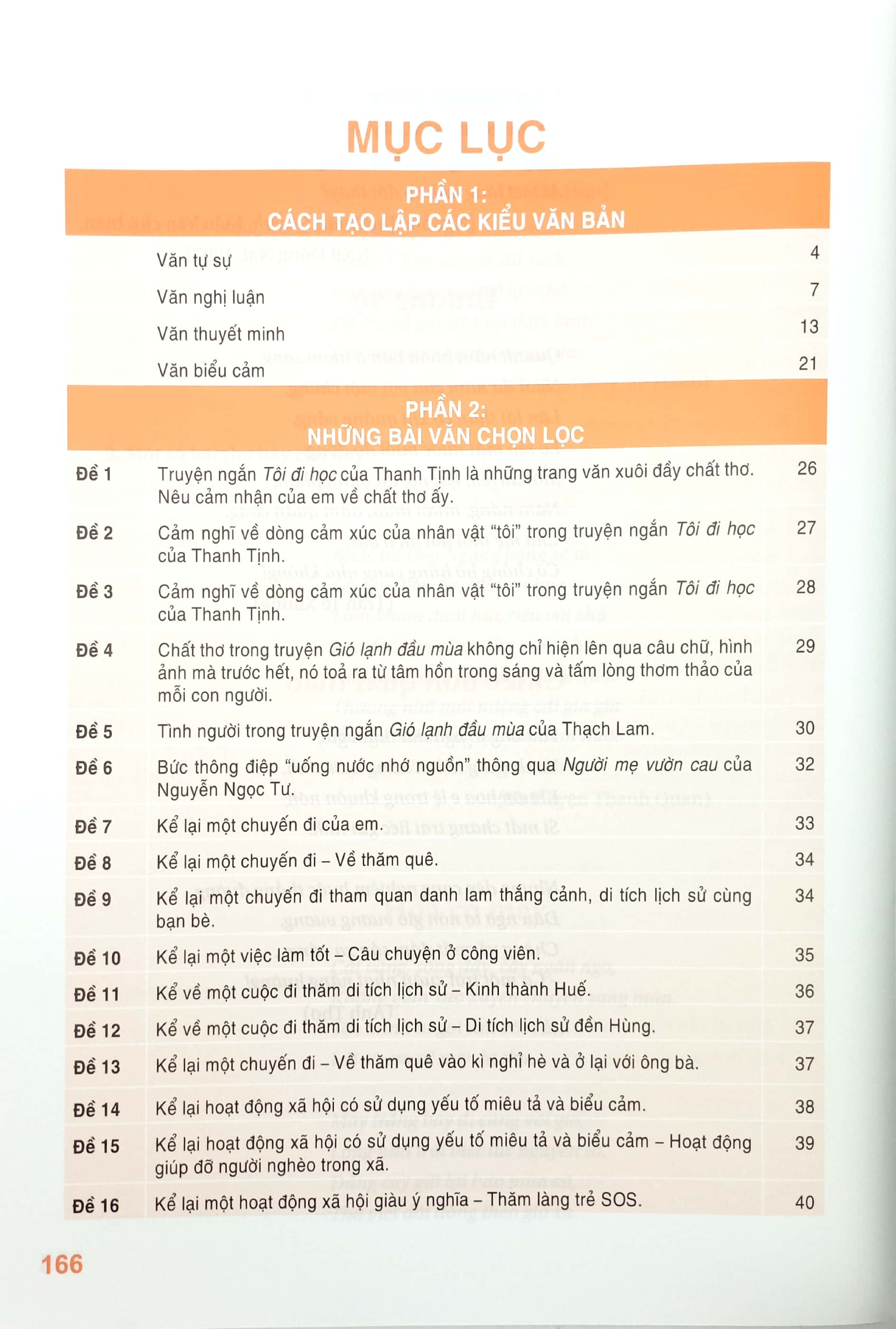 Những Bài Văn Chọn Lọc 8 (Biên Soạn Theo Chương Trình Giáo Dục Phổ Thông Mới) PDF đọc ebook online, epub online, nghe sách nói audio miễn phí.