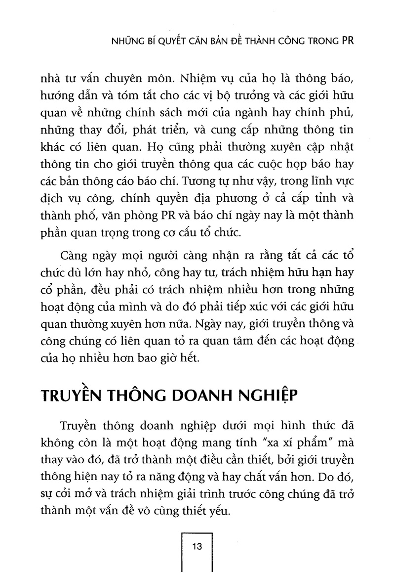 Những Bí Quyết Căn Bản Để Thành Công Trong PR (Tái Bản 2012) PDF đọc ebook online, epub online, nghe sách nói audio miễn phí.