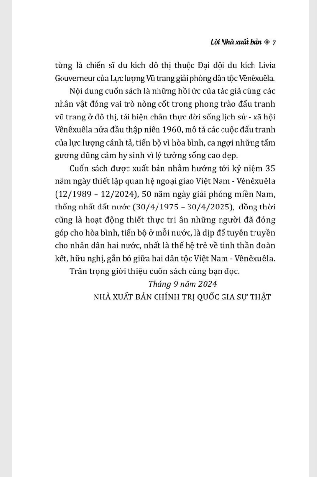 Tải sách Những Câu Chuyện Của Nữ Chiến Sĩ Du Kích Đô Thị Caracas PDF đọc ebook online, epub online, nghe sách nói audio miễn phí.