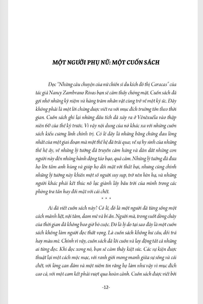 Tải sách Những Câu Chuyện Của Nữ Chiến Sĩ Du Kích Đô Thị Caracas PDF đọc ebook online, epub online, nghe sách nói audio miễn phí.
