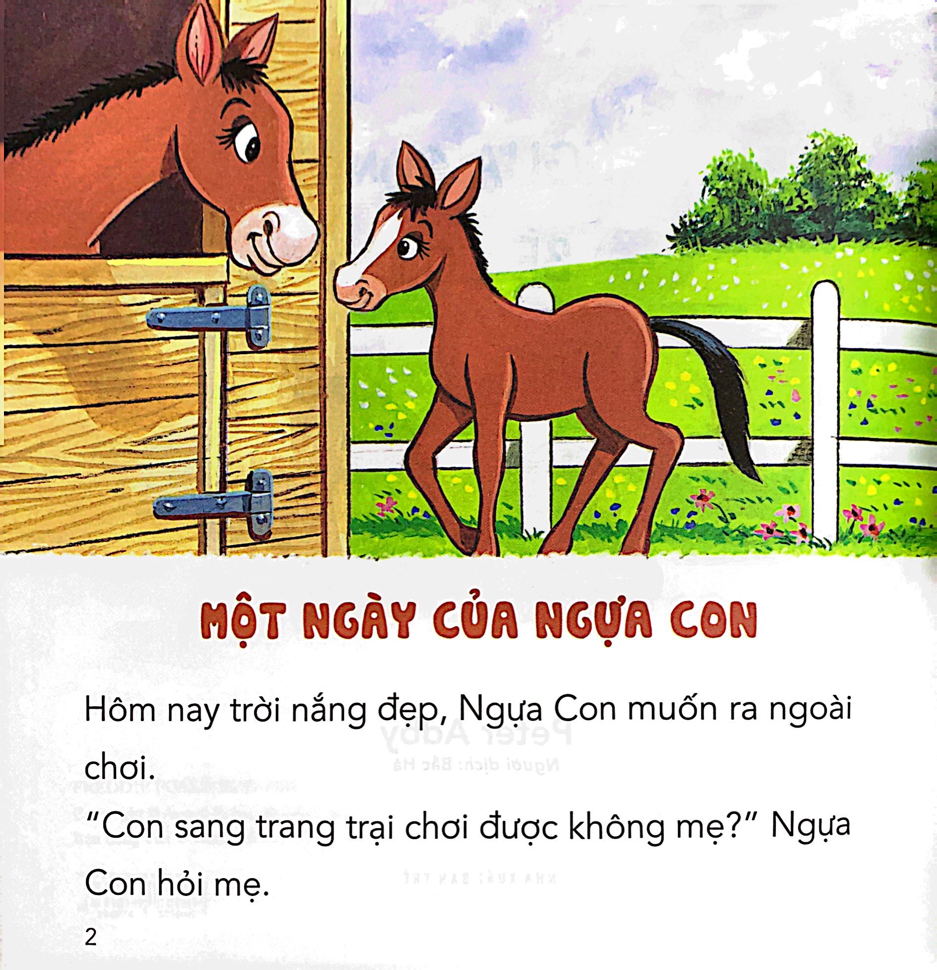 Sách Những Câu Chuyện Tình Bạn - Ngựa Con Và Bê Con - FAHASA.COM