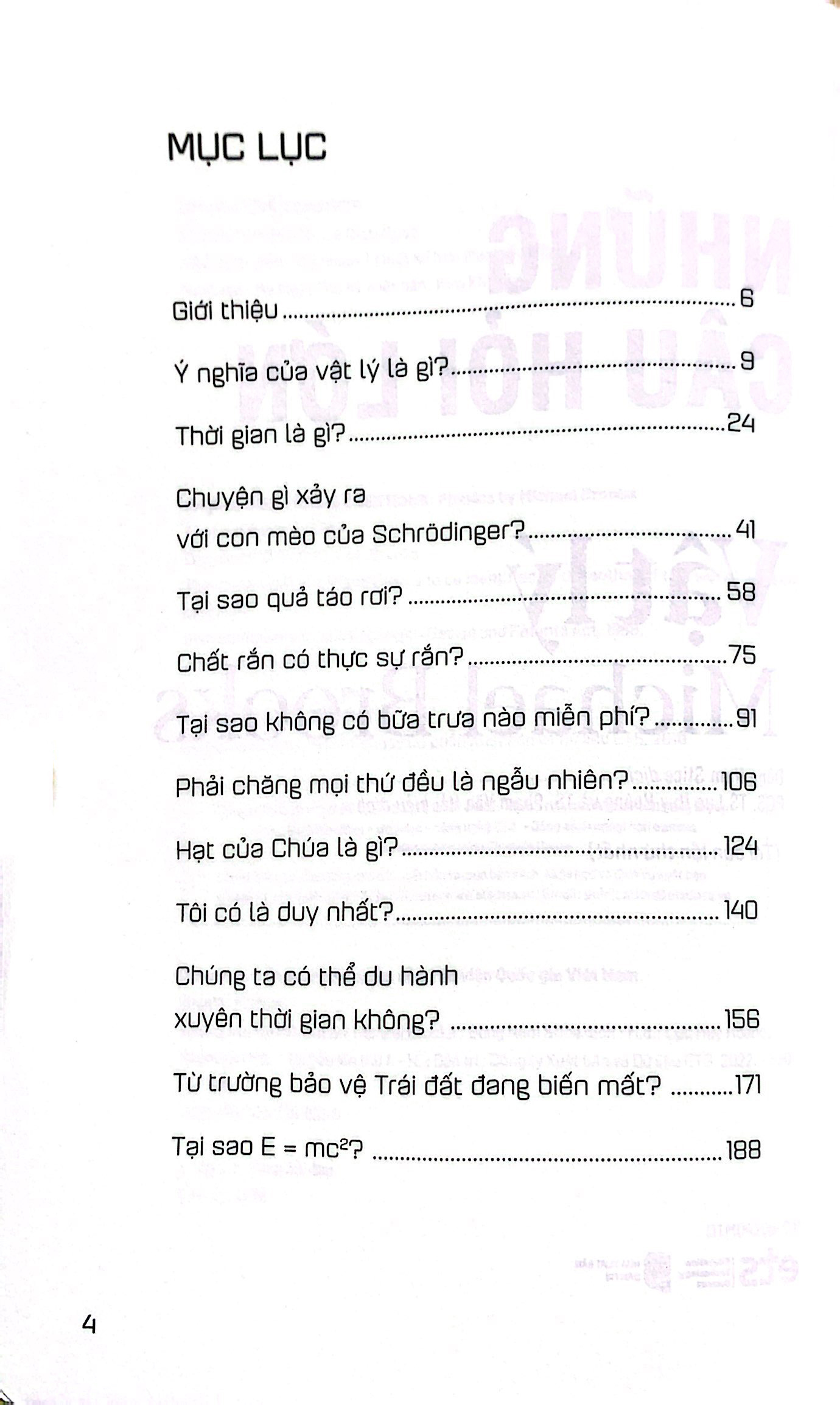 Những Câu Hỏi Lớn Vật Lý PDF đọc ebook online, epub online, nghe sách nói audio miễn phí.