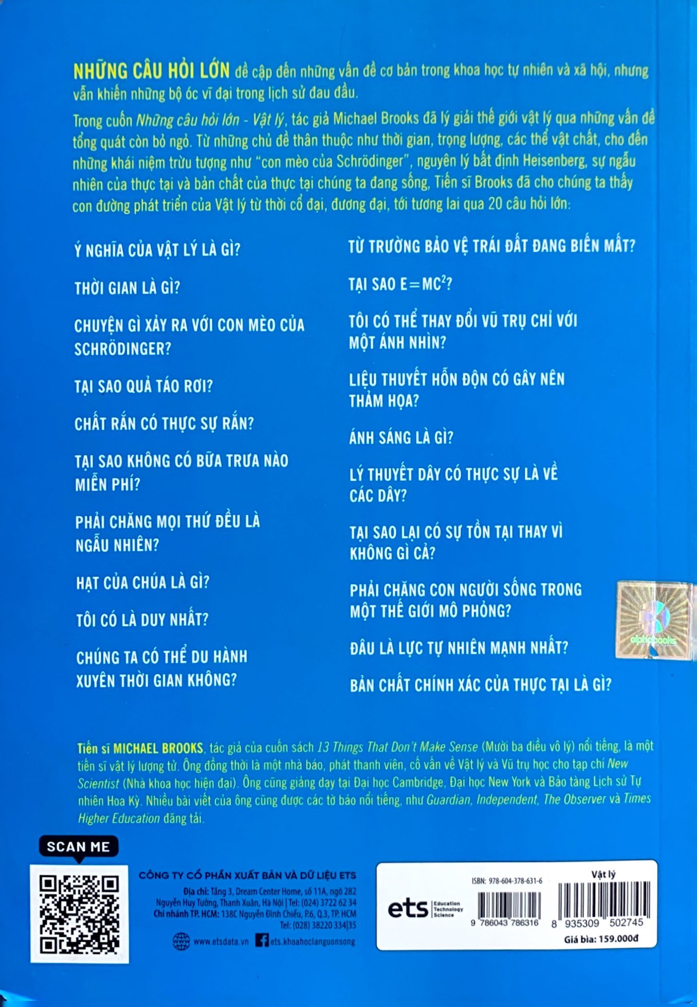 Những Câu Hỏi Lớn Vật Lý PDF đọc ebook online, epub online, nghe sách nói audio miễn phí.