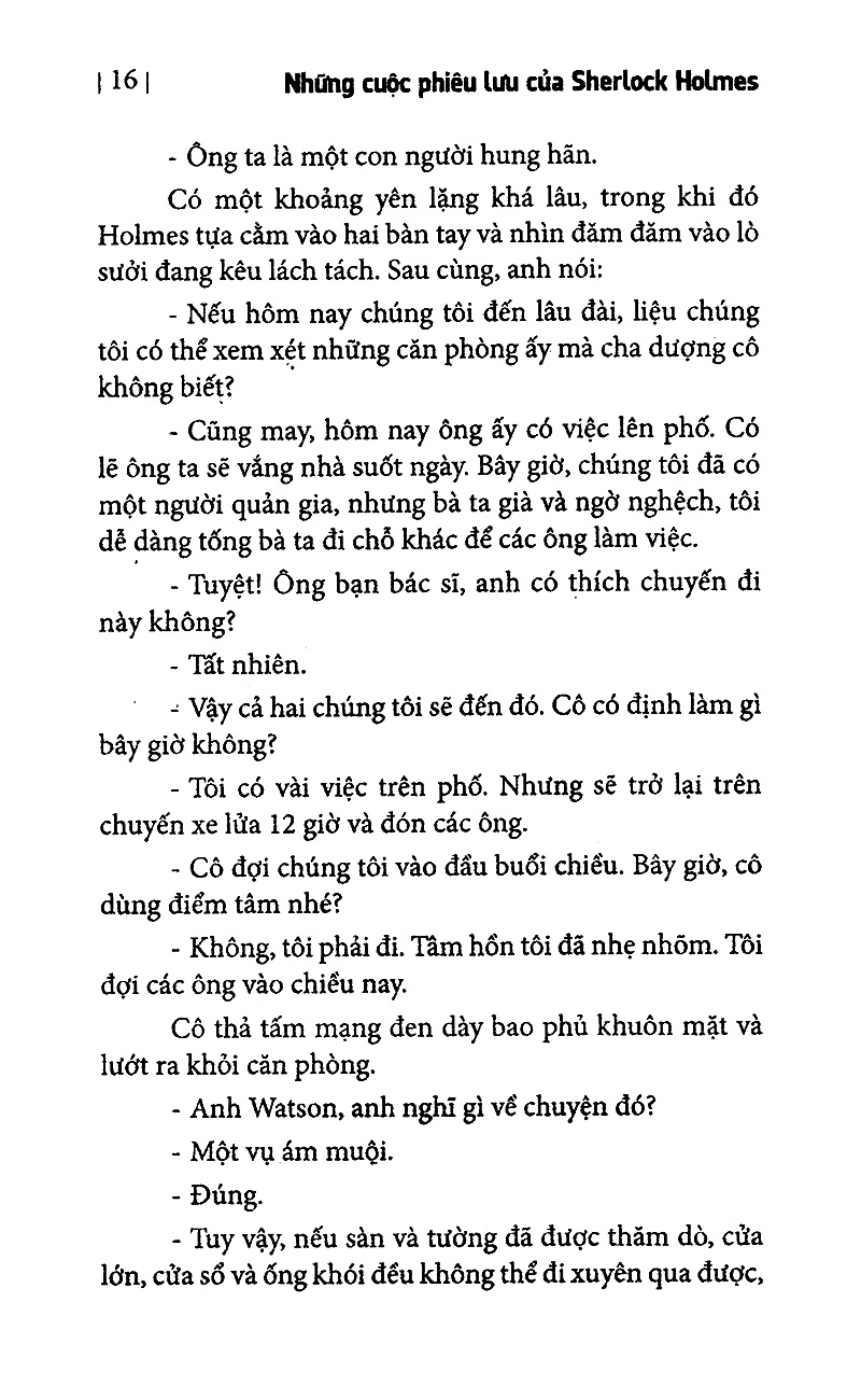 Những Cuộc Phiêu Lưu Của Sherlock Holmes PDF đọc ebook online, epub online, nghe sách nói audio miễn phí.