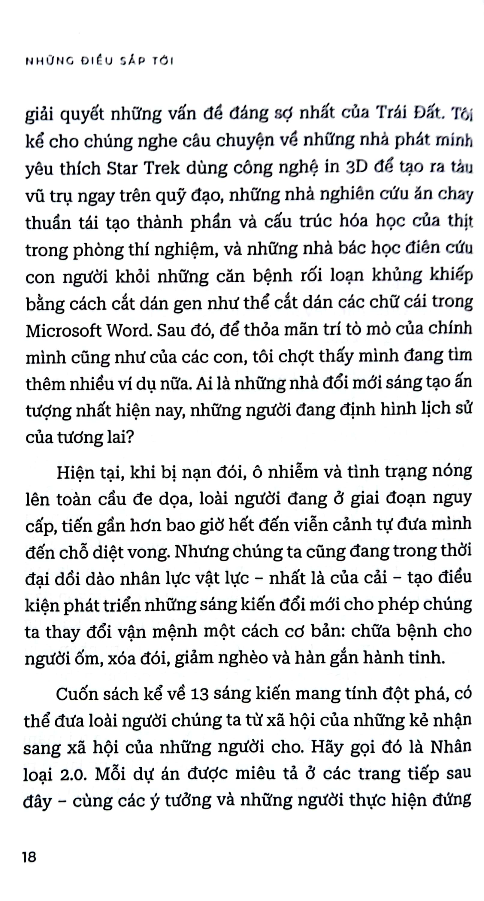 Những Điều Sắp Tới - 13 Phát Kiến Thay Đổi Tương Lai Nhân Loại PDF Những Điều Sắp Tới - 13 Phát Kiến Thay Đổi Tương Lai Nhân Loại PDF