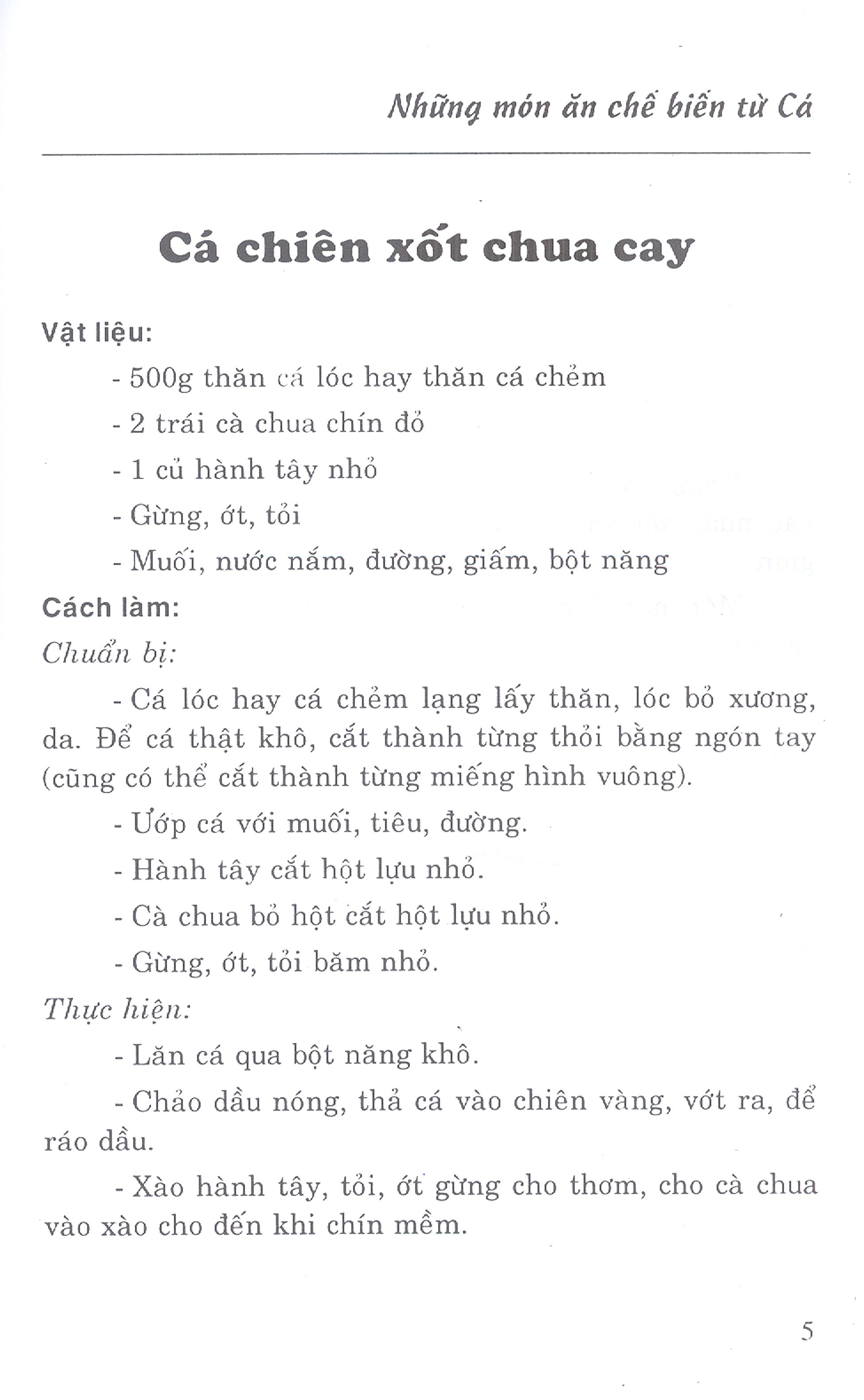 Những Món Ăn Chế Biến Từ Cá PDF đọc ebook online, epub online, nghe sách nói audio miễn phí.