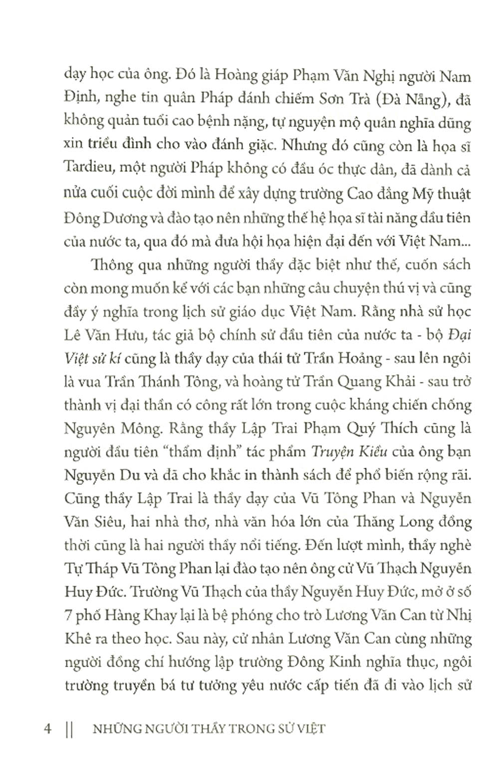 Những Người Thầy Trong Sử Việt - Tập 1 PDF Những Người Thầy Trong Sử Việt - Tập 1 PDF