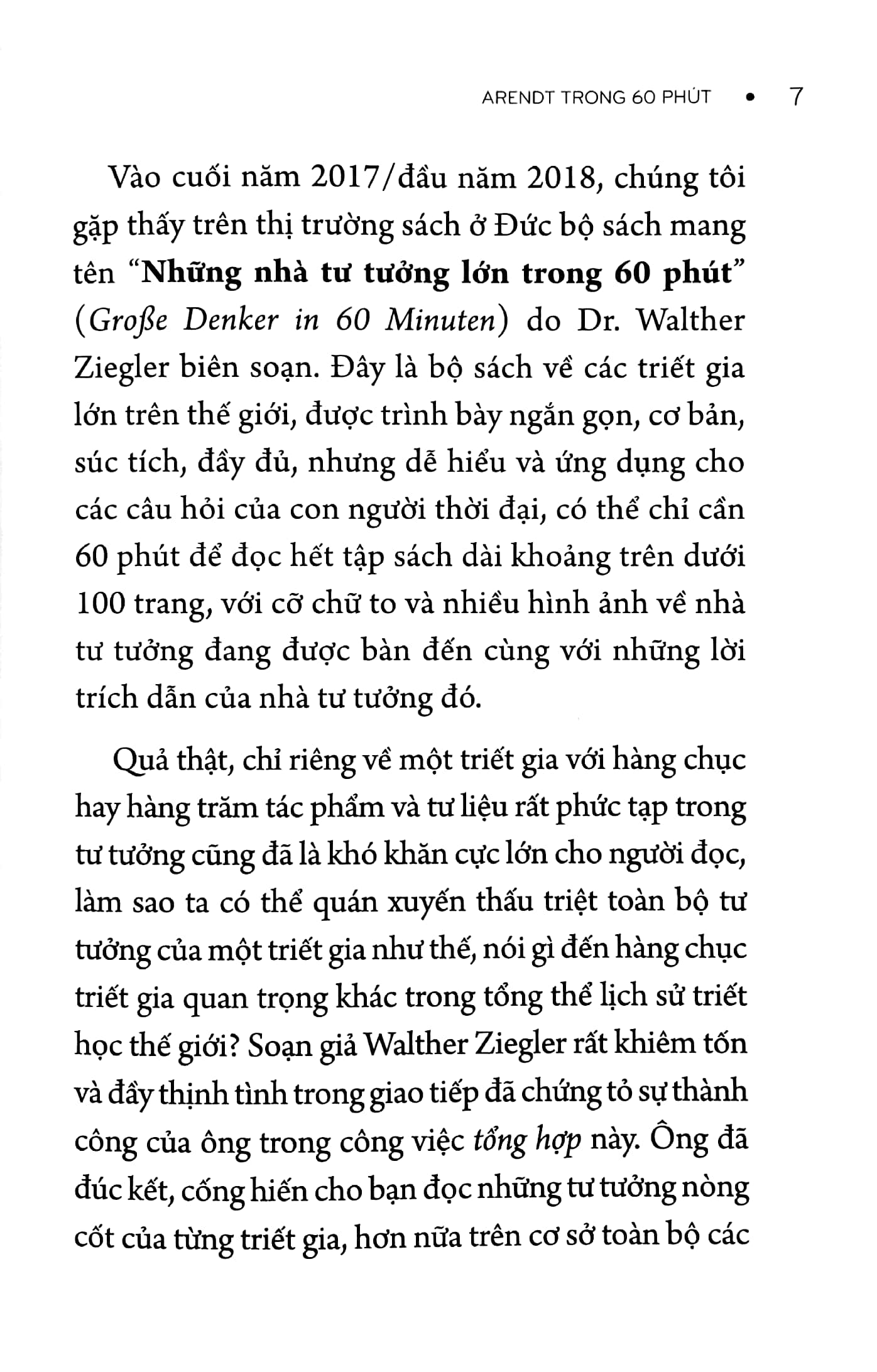 Những Nhà Tư Tưởng Lớn - Arendt In 60 Minuten - Arendt Trong 60 Phút PDF đọc ebook online, epub online, nghe sách nói audio miễn phí.
