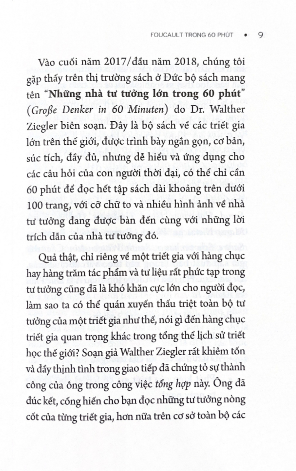 Tải sách Những Nhà Tư Tưởng Lớn - Foucault Trong 60 Phút PDF đọc ebook online, epub online, nghe sách nói audio miễn phí.