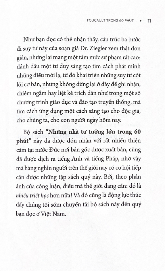 Tải sách Những Nhà Tư Tưởng Lớn - Foucault Trong 60 Phút PDF đọc ebook online, epub online, nghe sách nói audio miễn phí.