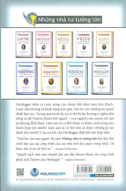 Những Nhà Tư Tưởng Lớn - HEIDEGGER Trong 60 Phút PDF Những Nhà Tư Tưởng Lớn - HEIDEGGER Trong 60 Phút PDF