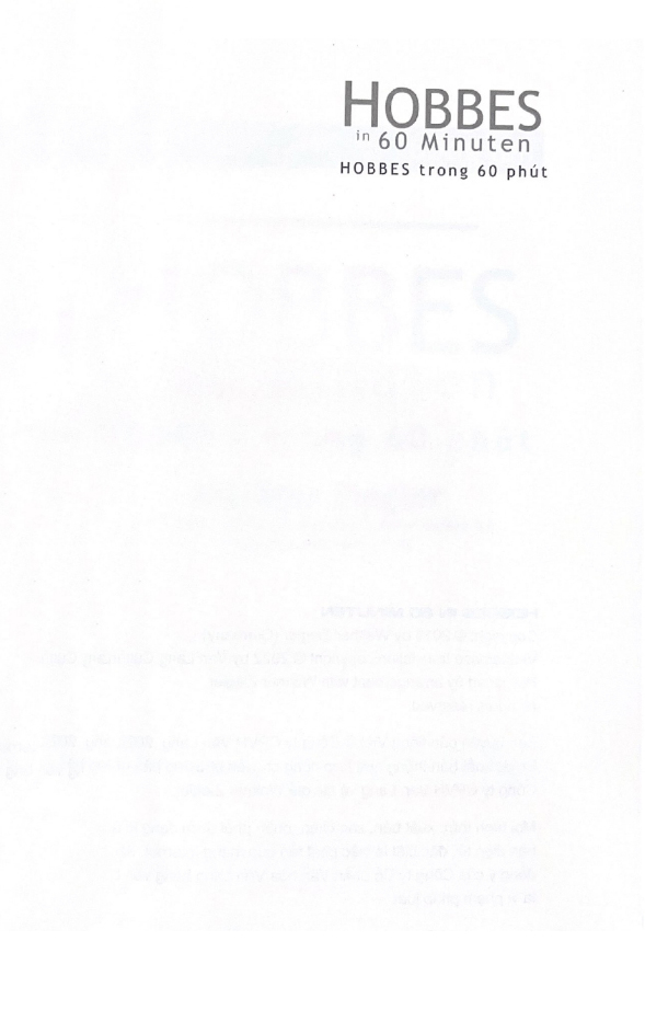 Tải sách Những Nhà Tư Tưởng Lớn - Hobbes PDF đọc ebook online, epub online, nghe sách nói audio miễn phí.