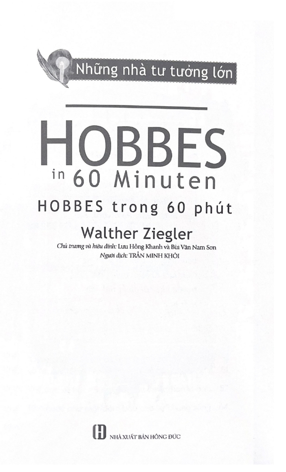 Tải sách Những Nhà Tư Tưởng Lớn - Hobbes PDF đọc ebook online, epub online, nghe sách nói audio miễn phí.