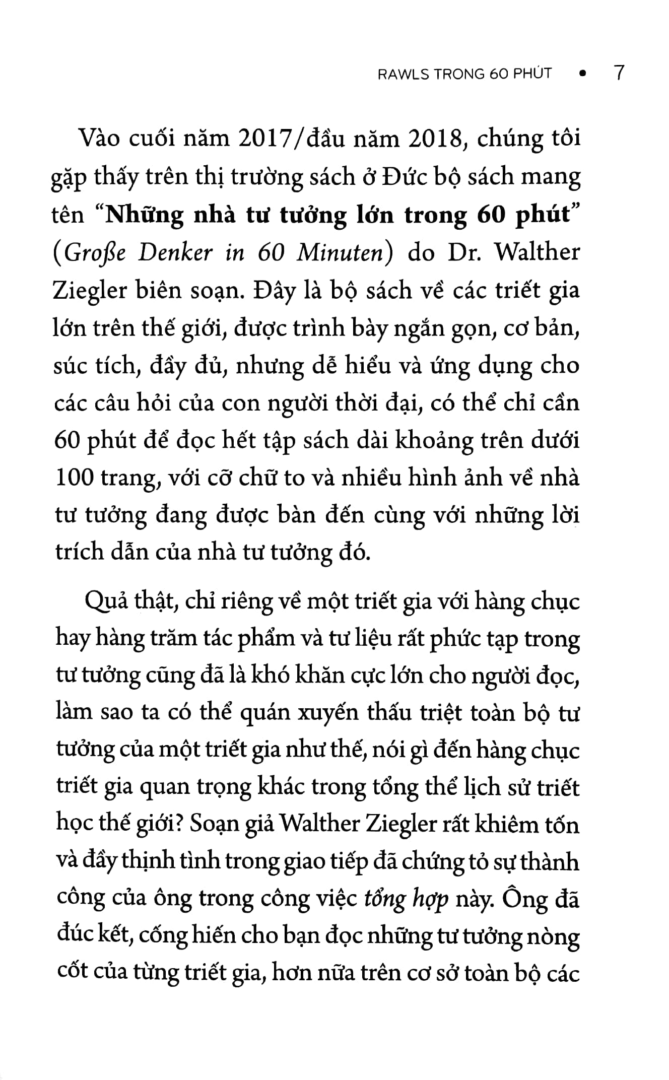 Tải sách Những Nhà Tư Tưởng Lớn - Rawls In 60 Minuten - Rawls Trong 60 Phút PDF đọc ebook online, epub online, nghe sách nói audio miễn phí.