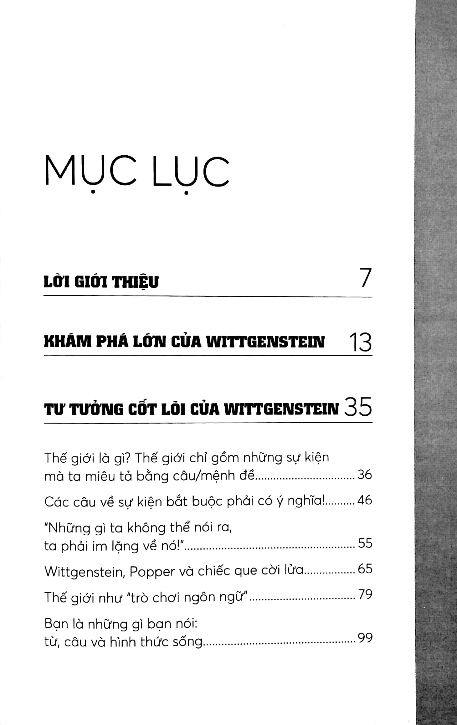 Những Nhà Tư Tưởng Lớn - Wittgenstein In 60 Minuten - Wittgenstein Trong 60 Phút PDF đọc ebook online, epub online, nghe sách nói audio miễn phí.