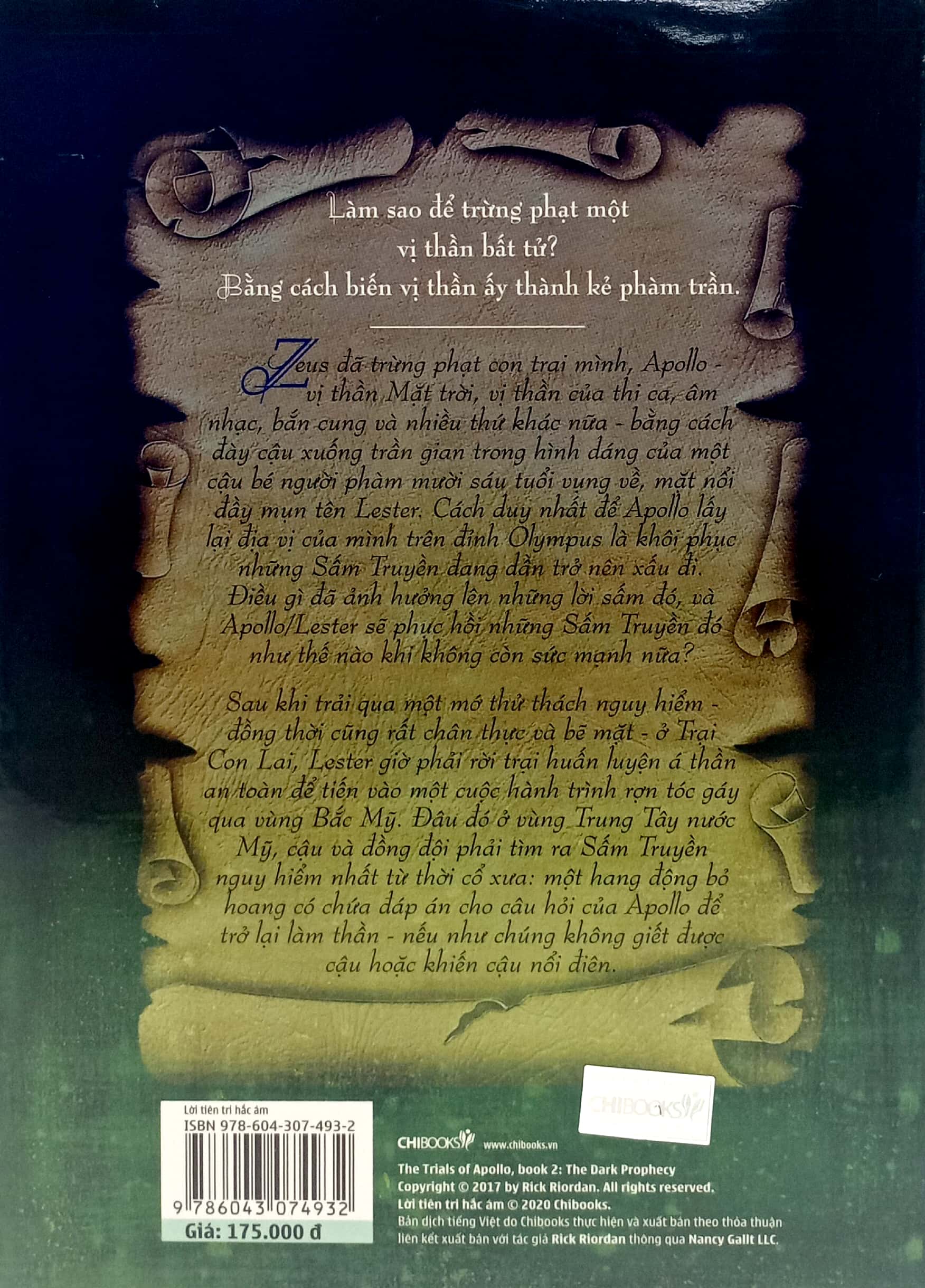 Tải sách Những Thử Thách Của Apollo - Phần 2: Lời Tiên Tri Hắc Ám PDF đọc ebook online, epub online, nghe sách nói audio miễn phí.